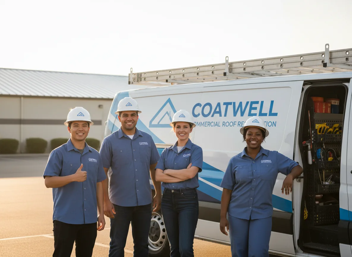 Commercial roof coating company in Gilson, IL